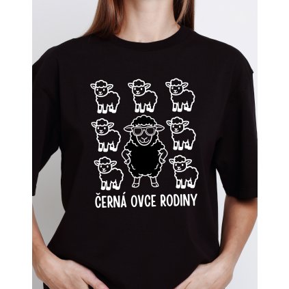 Dámské tričko - Černá ovce rodiny