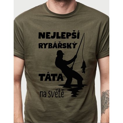 Pánské tričko - Nejlepší rybářský táta