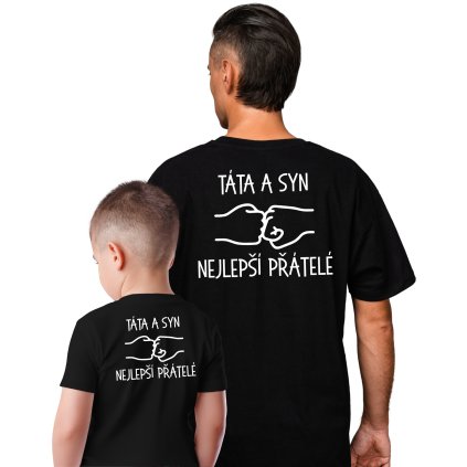 Set triček pro otce a syna - Nejlepší přátelé