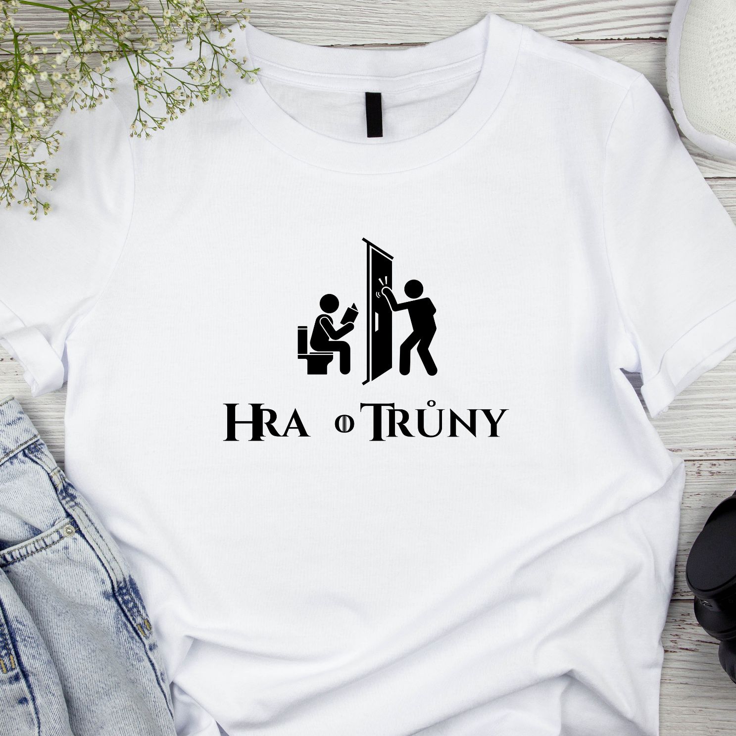 Dámské tričko - Hra o trůny Barva: Bílá, Velikost: 3XL
