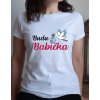Dámské tričko pro budoucí babičku - motiv s čápem