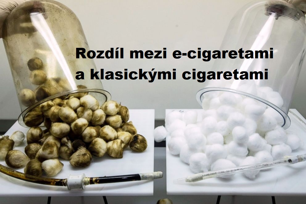 Rozdíl mezi e-cigaretami a klasickými cigaretami