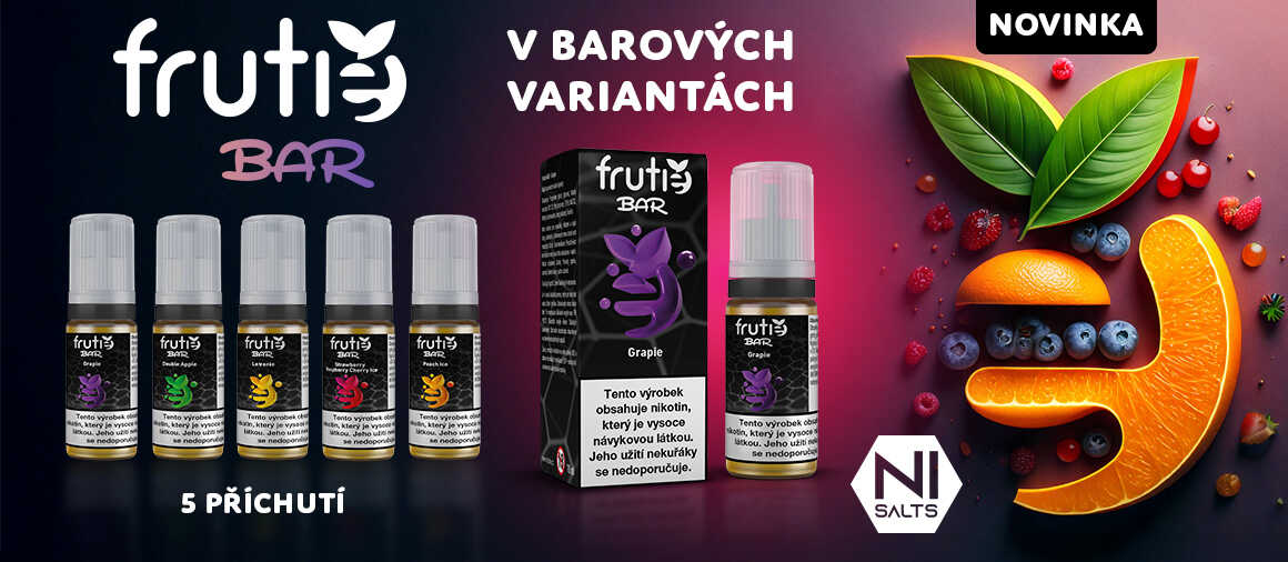 E-liquidy Frutie BAR | Fajncigarety.cz - elektronické cigarety