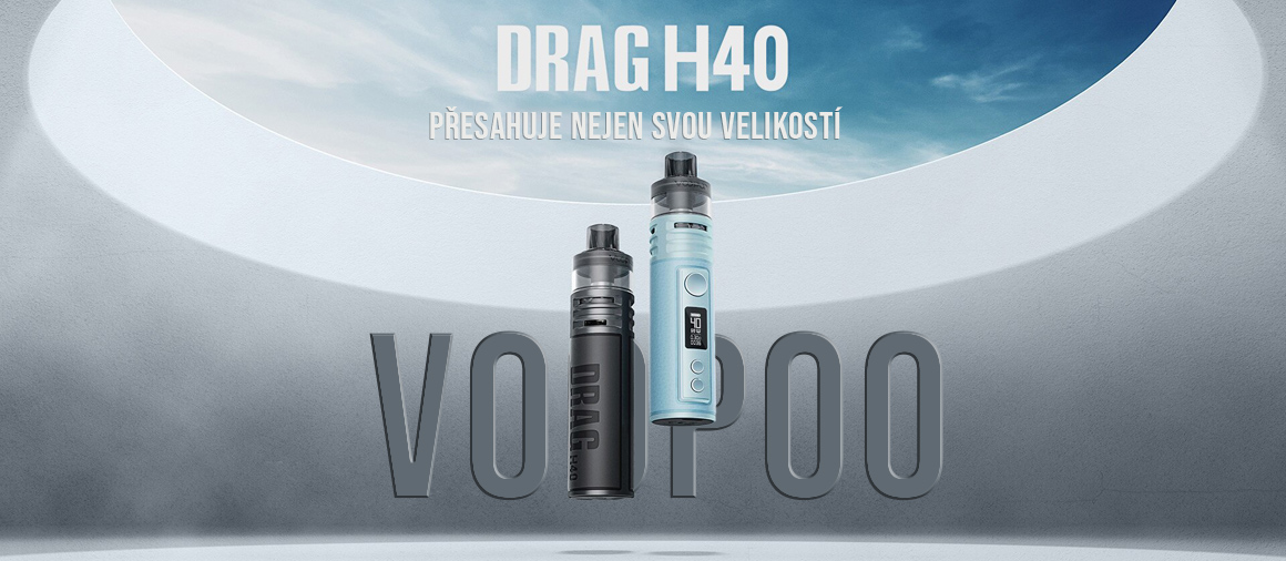 VOOPOO DRAG H40 | Fajncigarety.cz - elektronické cigarety