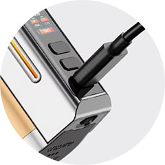 Aspire Zelos M80 USB-C nabíjení rychlé 2A proud moderní port