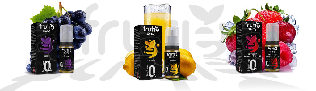 Frutie BAR Juice, banner.