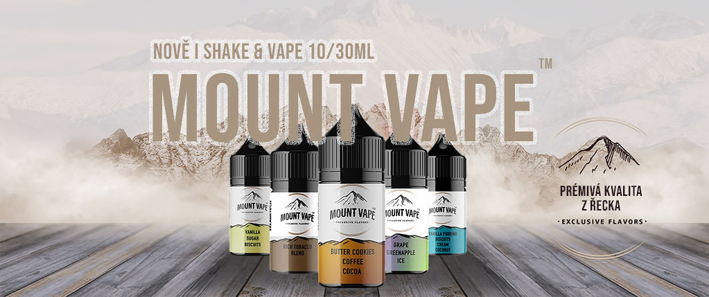 SaV příchutě Mount Vape 30ml Banner