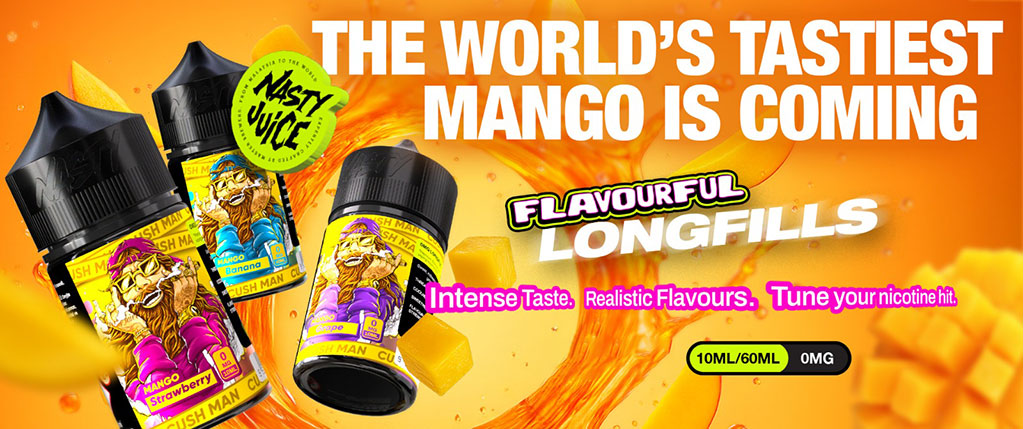 Kolekce příchutí Nasty Juice S&V v 60ml lahvičkách pro okamžité použití