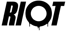 RIOT, logo.