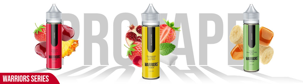 Kolekce S&V příchutí Warriors od ProVape.