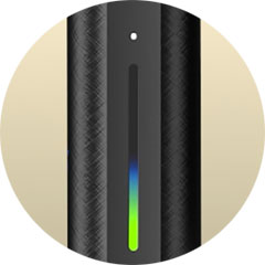 VOOPOO Argus Klyc barevná LED indikace stavu baterie