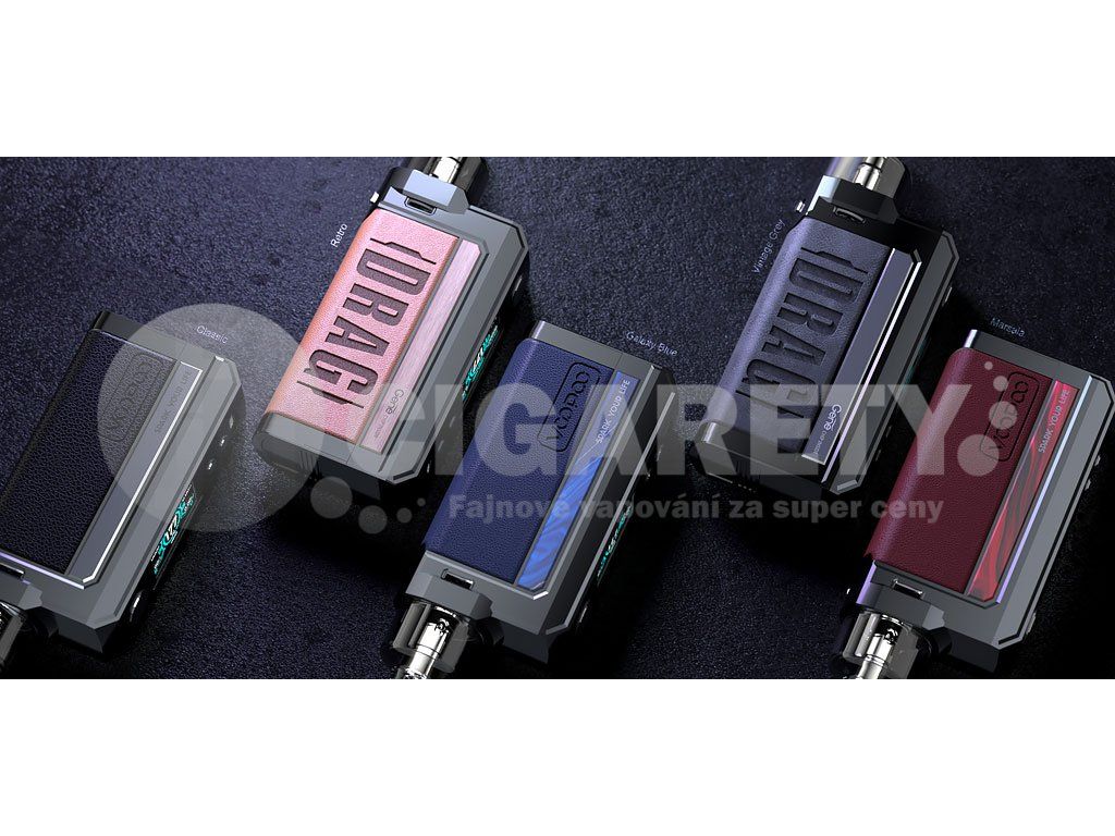 VOOPOO Drag Max - 177W - Pod Grip Kit s PnP Tank (Marsala) | FajnCigarety.cz