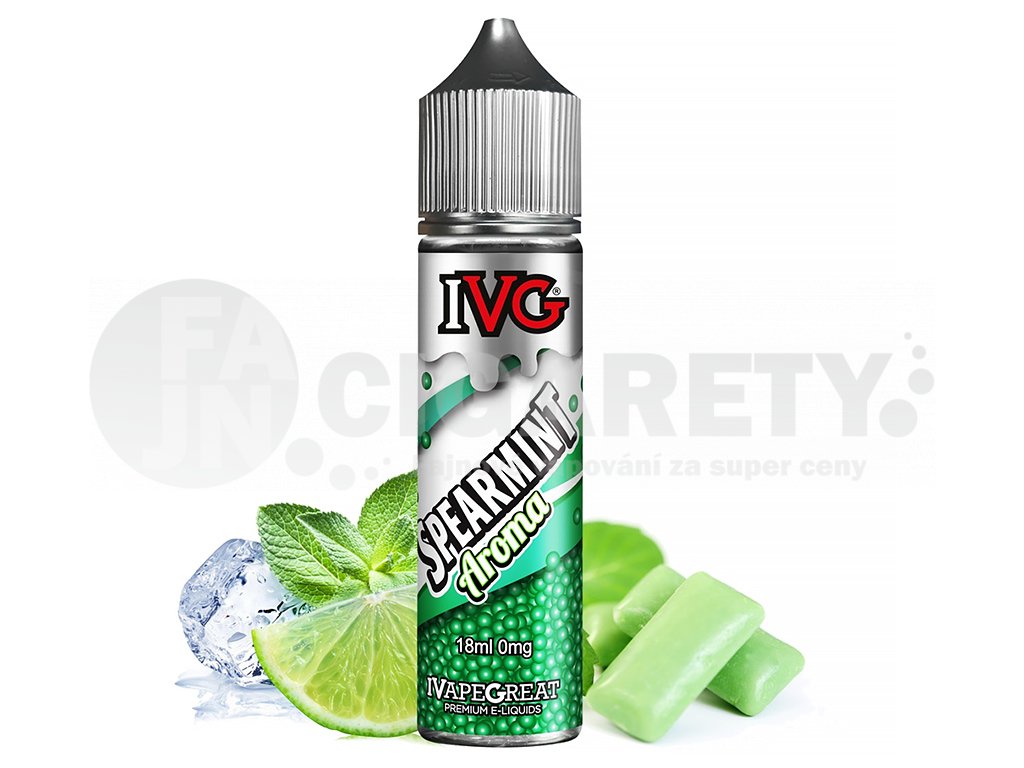 IVG - Select Series - S&V - Spearmint (Jemná máta) - 18ml, produktový obrázek.