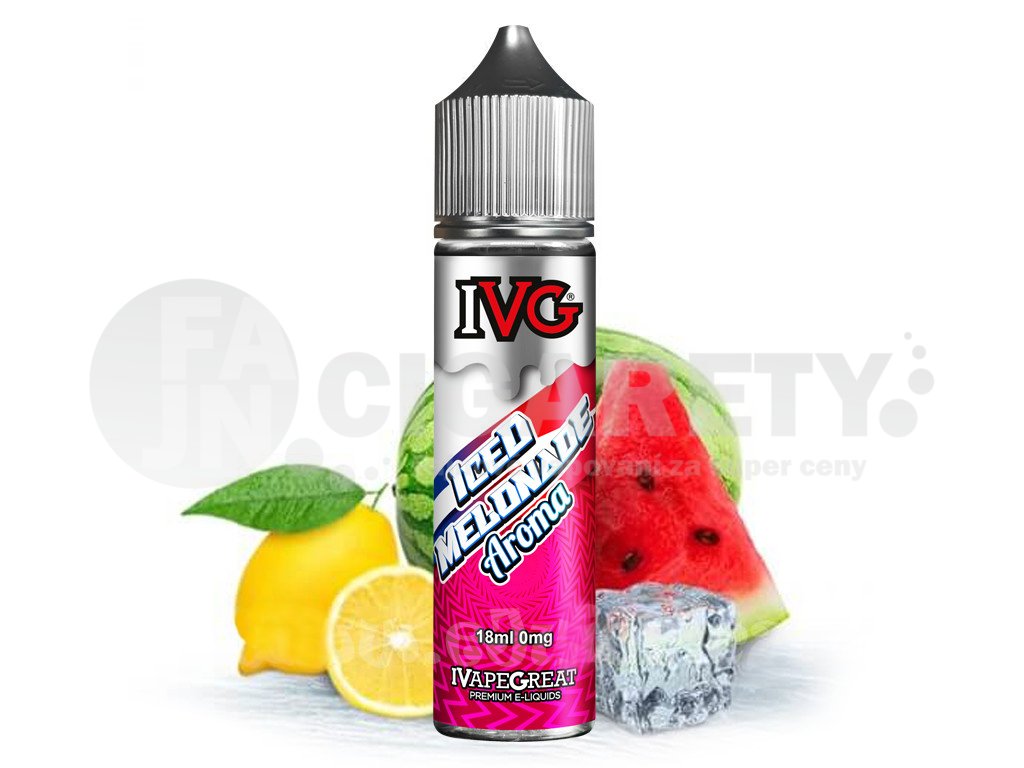 IVG - Crushed Series - S&V - Iced Melonade (Chladivá melounová citronáda) - 18ml, produktový obrázek.