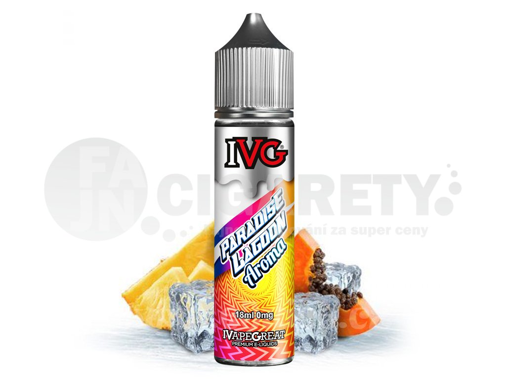 IVG - Crushed Series - S&V - Paradise Lagoon (Ledový ananas s papájou) - 18ml, produktový obrázek.