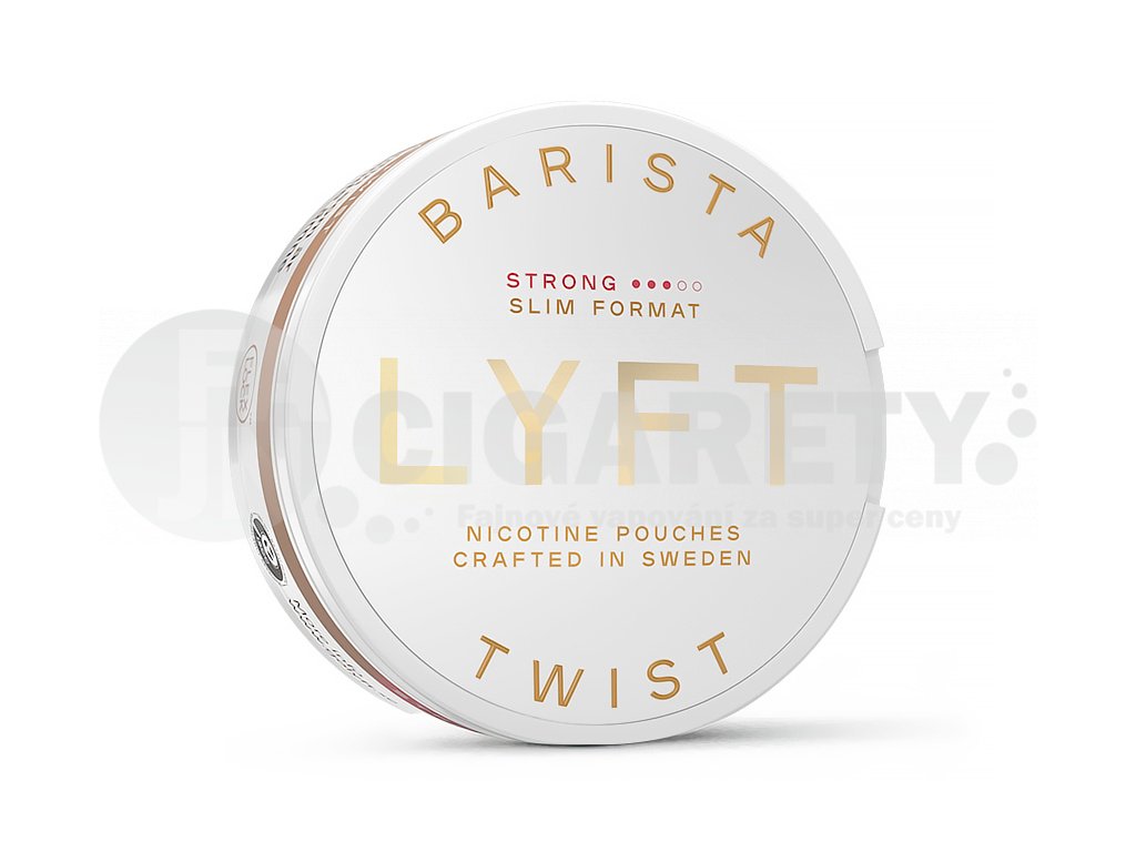 LYFT - nikotinové sáčky - Barista Twist Strong - 14mg /g, produktový obrázek.