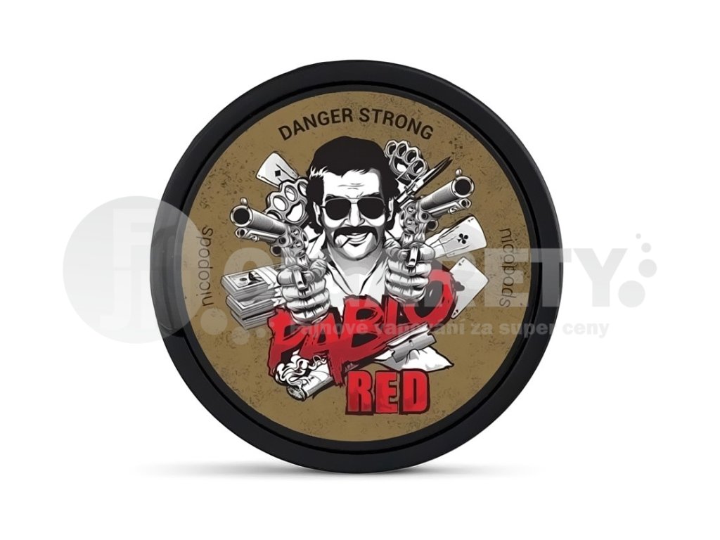 PABLO - nikotinové sáčky - Red - 30mg /g, produktový obrázek.