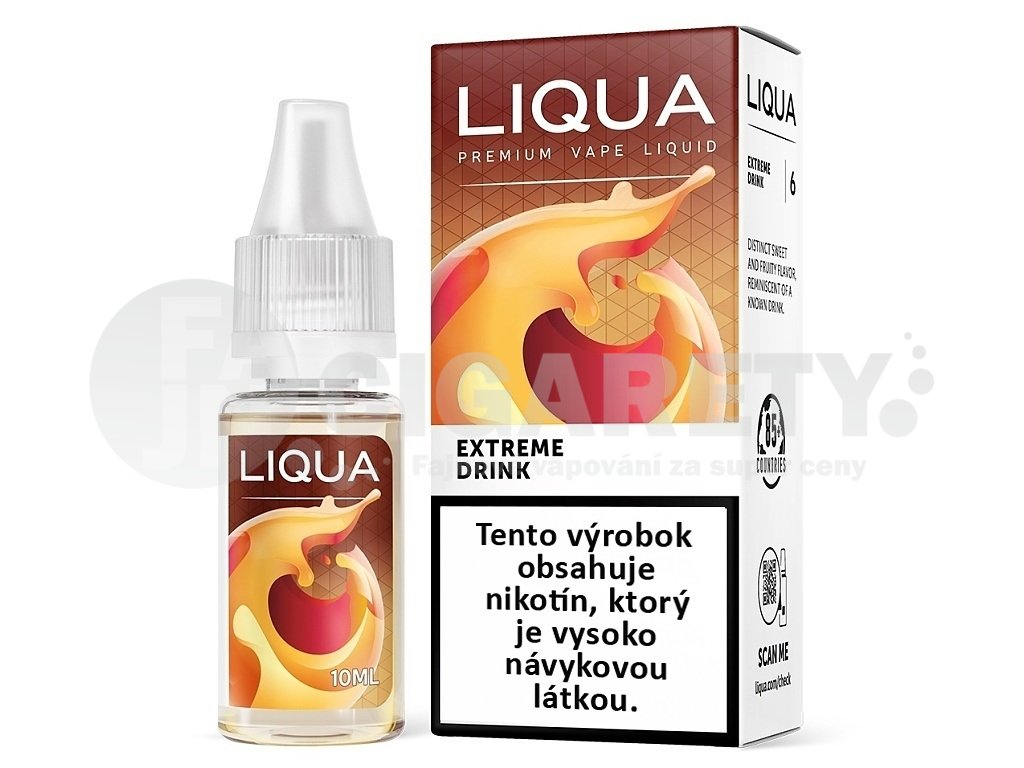 Liqua Elements SK - Extreme Drink - Energetický nápoj - 10ml - 18mg, produktový obrázek.