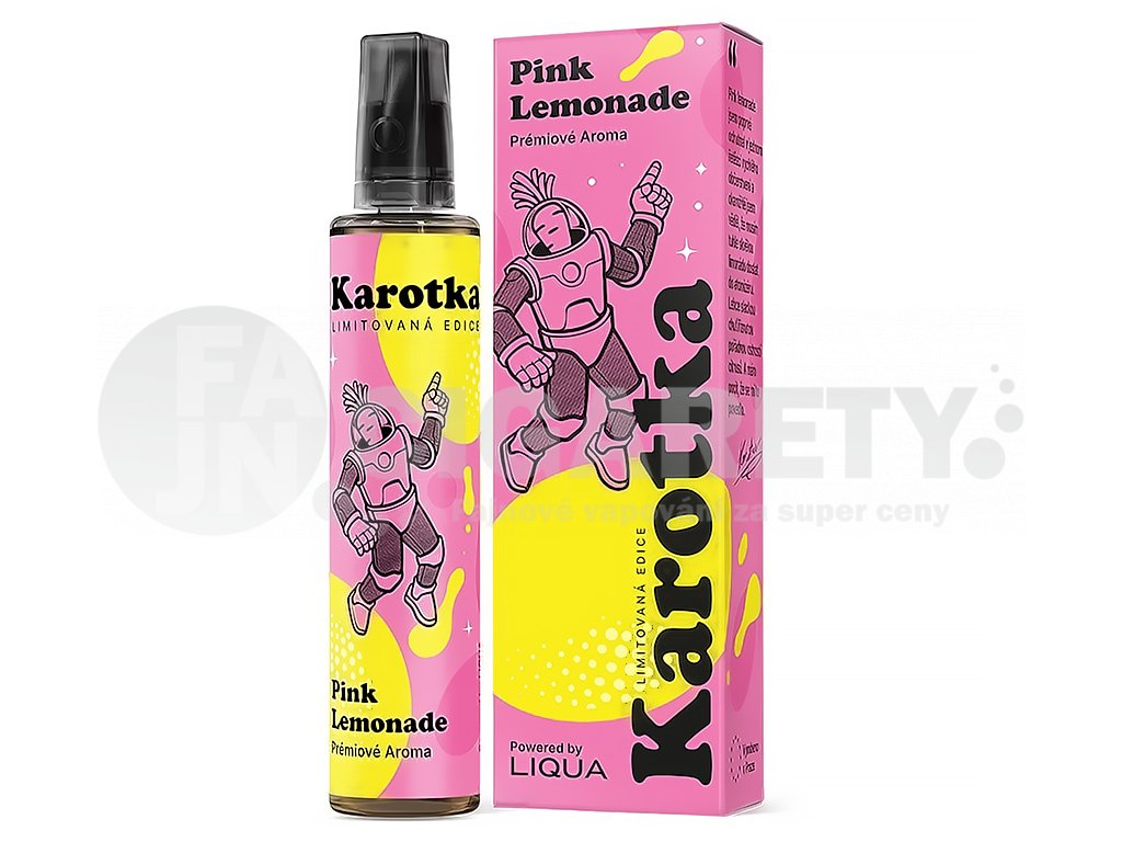 Liqua Mix&Go by Karotka - Pink Lemonade - 12ml, produktový obrázek.