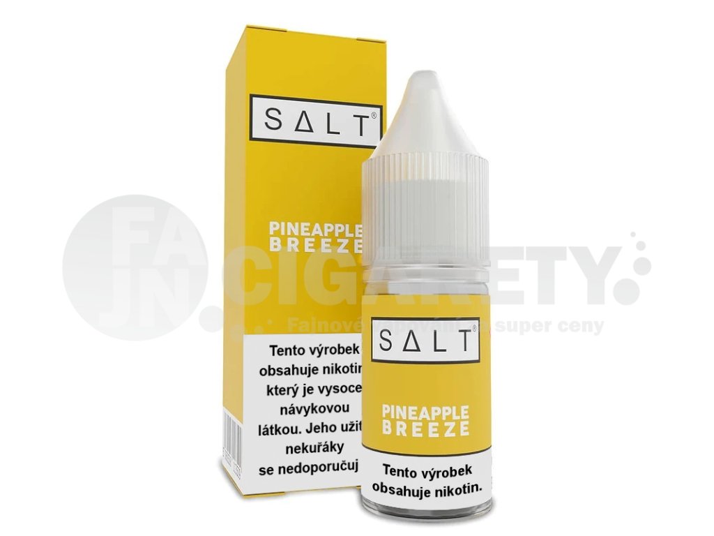 E-liquid - Juice Sauz SALT - Pineapple Breenze - 10ml - 5mg, produktový obrázek.