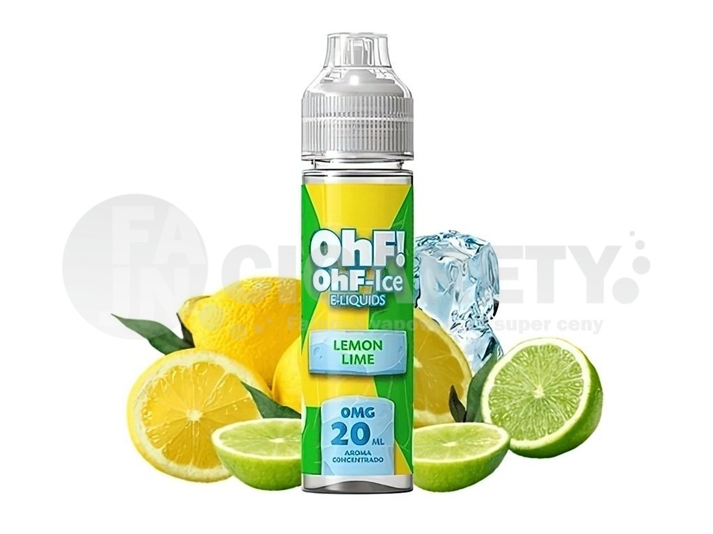 Ohf! - S&V - Ohf-ICE - Lemon Lime - 20ml, produktový obrázek.