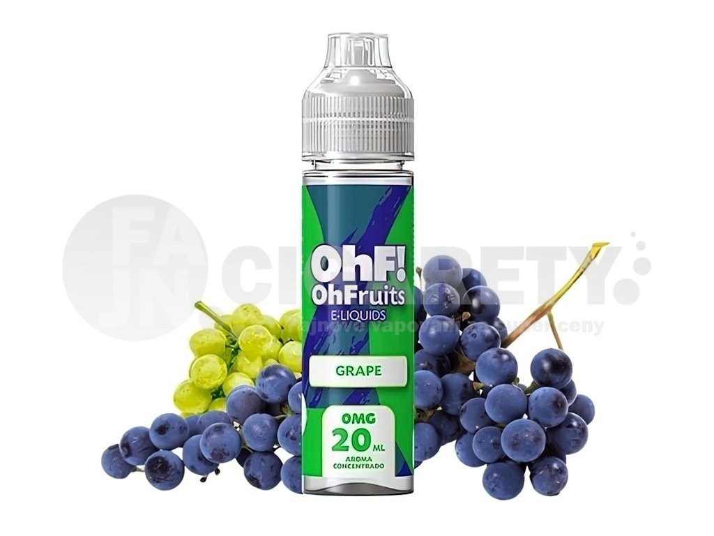 Ohf! - S&V - OhFruits - Grape - 20ml, produktový obrázek.