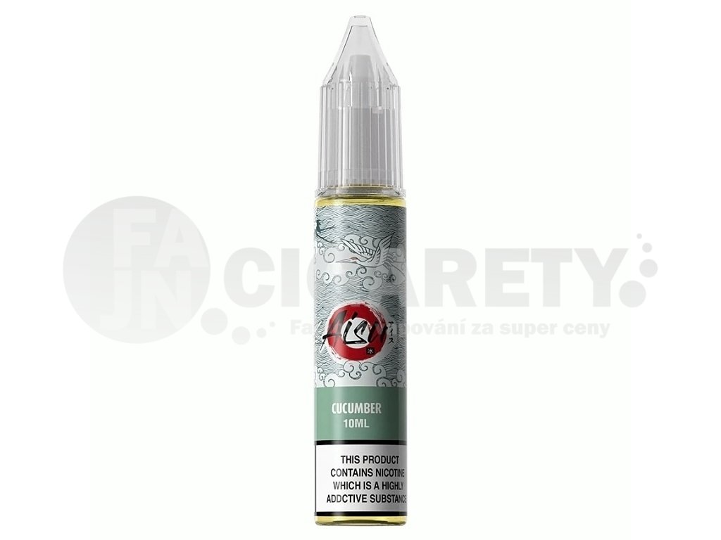 ZAP! Juice AISU Salt - E-liquid - Cucumber - 10ml - 20mg, produktový obrázek.