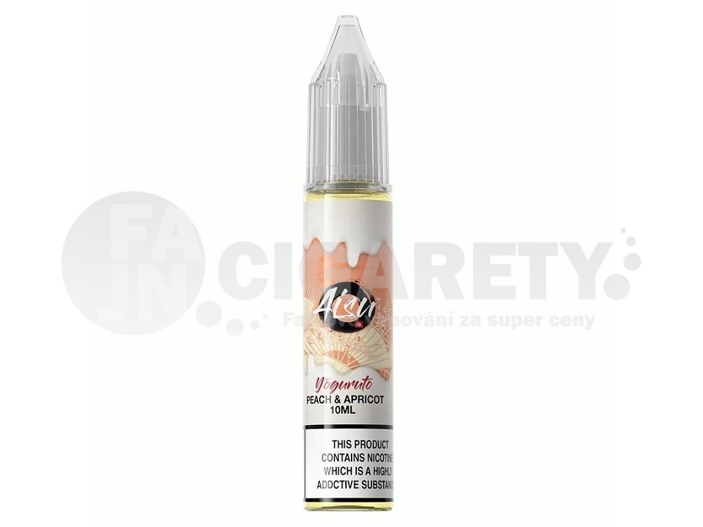 ZAP! Juice AISU Salt - E-liquid - Peach & Apricot - 10ml - 20mg, produktový obrázek.