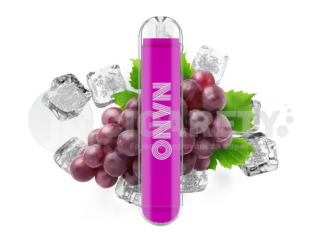 Lio Nano II - 16mg - Grape ICE (Svěží hroznové víno), produktový obrázek.