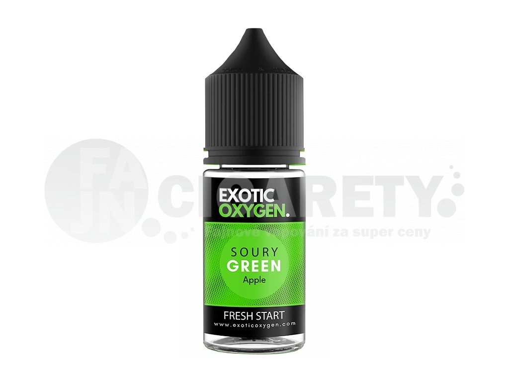 Exotic Oxygen - S&V -  Soury Green Apple - 10/30ml, produktový obrázek.