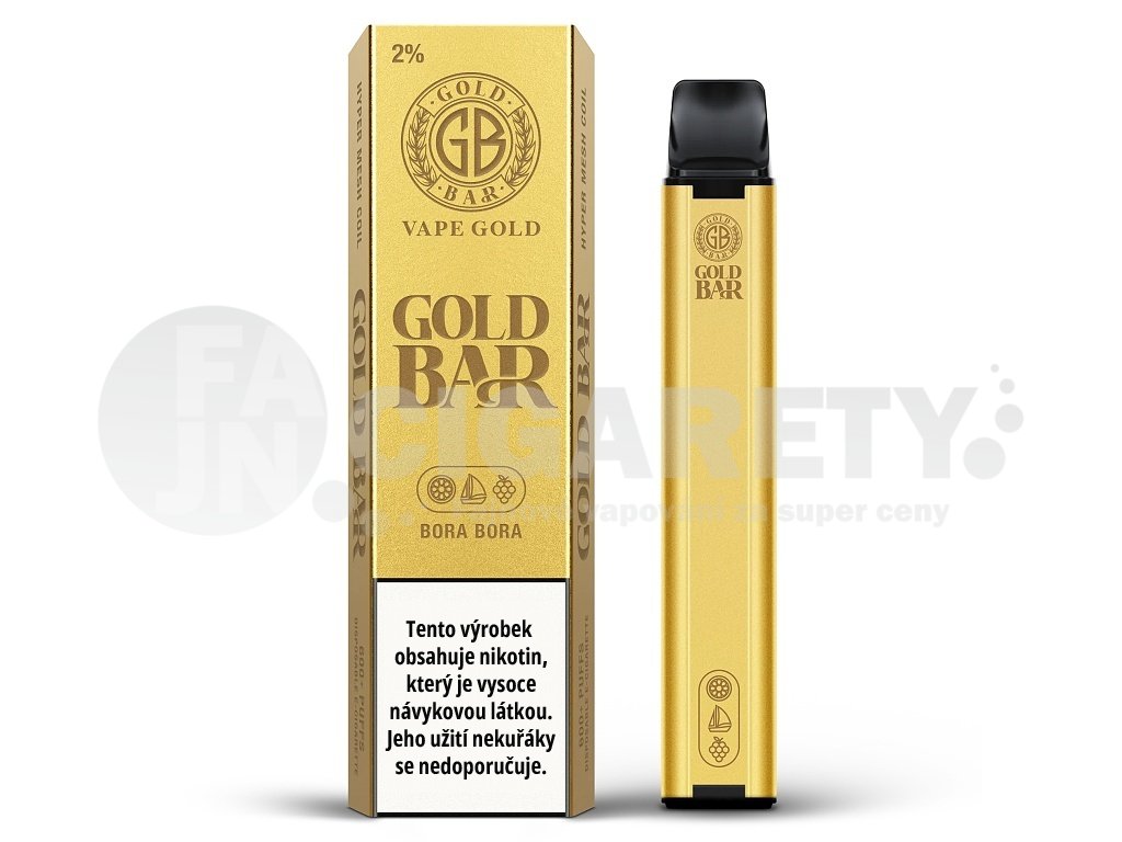 Gold Bar - Bora Bora - 20mg, produktový obrázek.