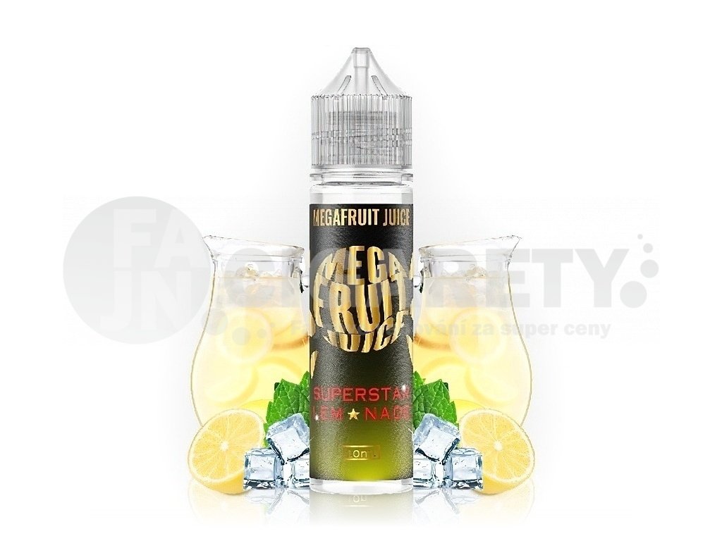 Megafruit Juice - S&V - Superstar Lemonade (Limonáda) - 10ml, produktový obrázek.