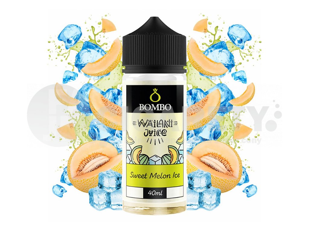 Bombo - Wailani Juice - S&V - Sweet Melon ICE (Ledový cukrový meloun) - 40ml, produktový obrázek.
