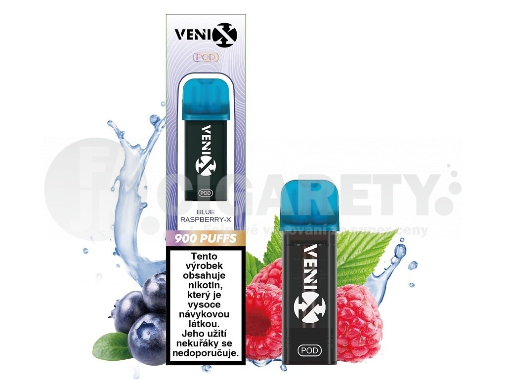 Venix Max Pod - Blue Raspberry-X - 20mg, produktový obrázek.