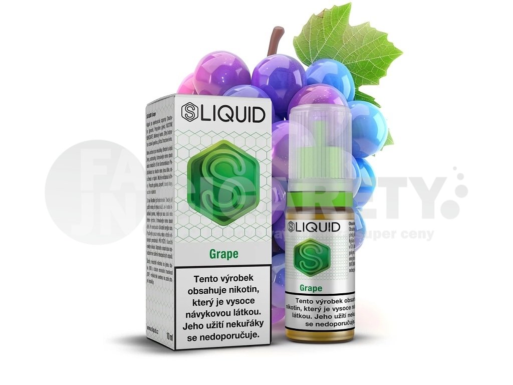SLIQUID - Grape (Hroznové víno) - 20mg, produktový obrázek.