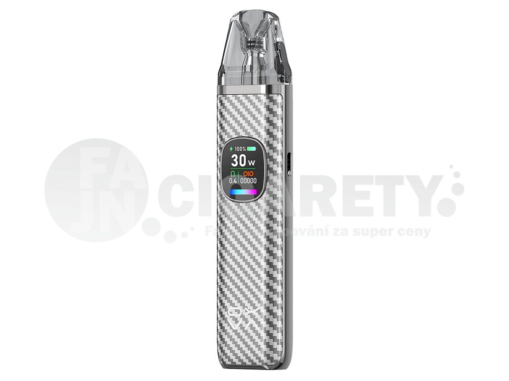 OXVA Xlim Pro 2 - Pod Kit - 1300mAh - Silver Carbon, produktový obrázek.
