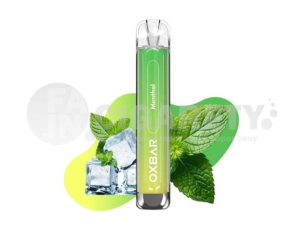 OXBAR C800 - Menthol - 16mg, produktový obrázek.