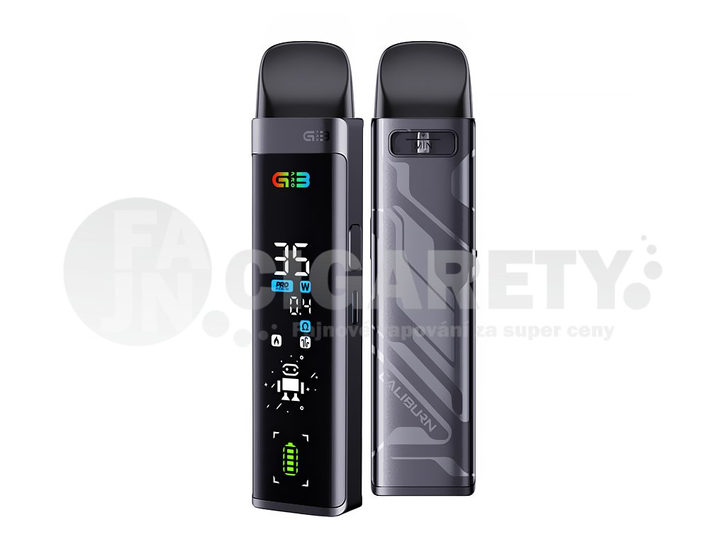 Uwell Caliburn G3 Pro - Pod Kit - 1000mAh - Space Gray, produktový obrázek.