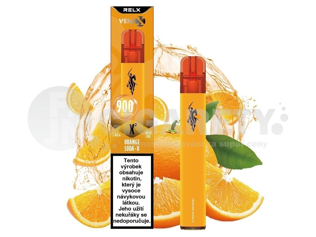 Venix X2 - Orange Soda-X - 16mg, produktový obrázek.