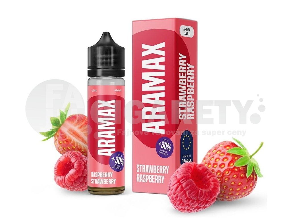 Aramax - S&V - Raspberry Strawberry - 12ml, produktový obrázek.