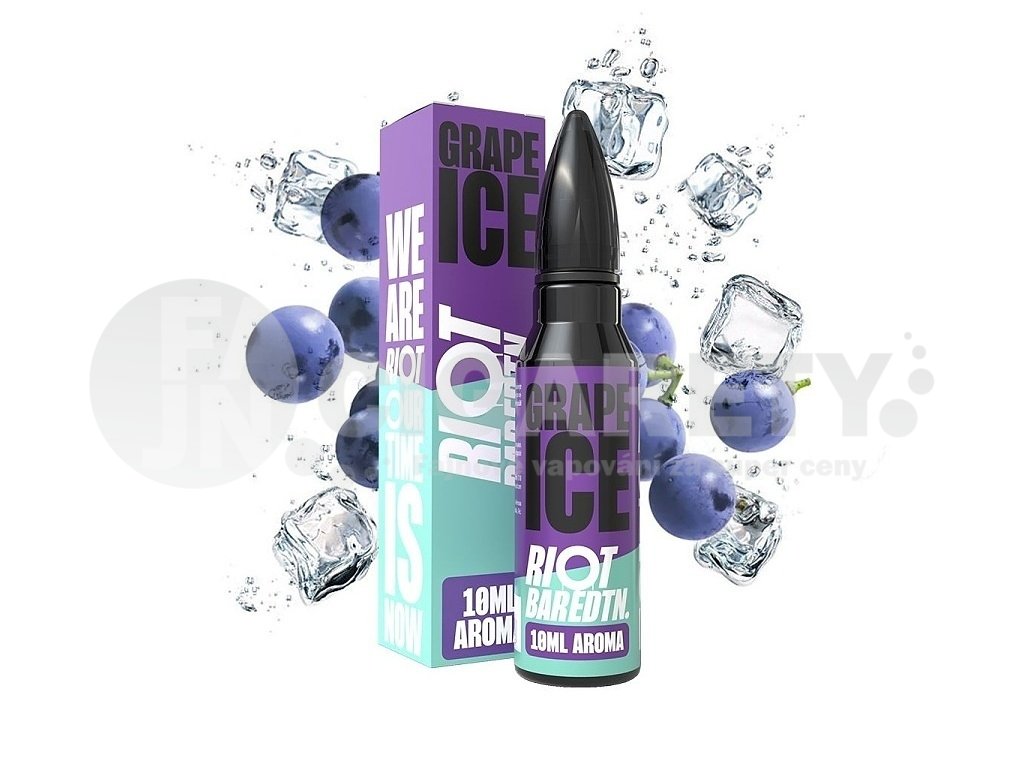 Riot BAR EDTN - S&V - Grape ICE - 10ml, produktový obrázek.