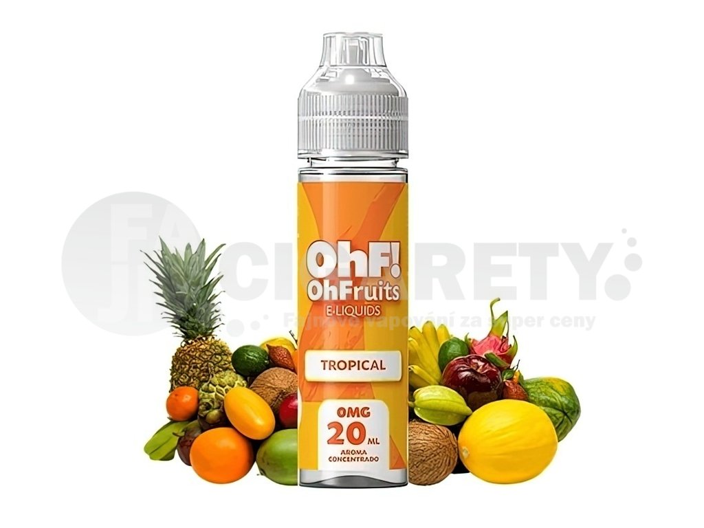 Ohf! - S&V - OhFruits - Tropical - 20ml, produktový obrázek.
