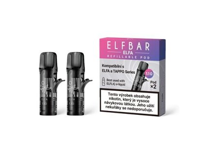 Elf Bar ELFA Pod náhradní cartridge 2ks odpor 1,1ohm
