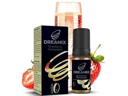 liquid dreamix jahoda se sampanskym strawberry champagne 10ml 0mg