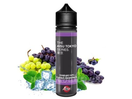 Příchuť ZAP! Juice S&V: AISU TOKYO Grapelicious (Hroznové víno s mentolem) objem 10ml tabáková nálepka Kolek R