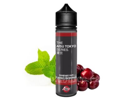 Příchuť ZAP! Juice S&V: AISU TOKYO Menthol Cherry (Sladká třešeň s mentolem) objem 10ml tabáková nálepka Kolek R