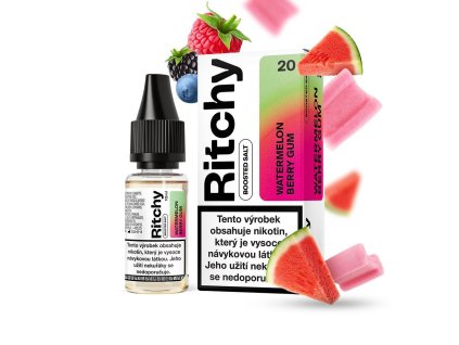Ritchy Salt Watermelon Berry Gum (Melounová žvýkačka s lesními plody) 10ml 10mg