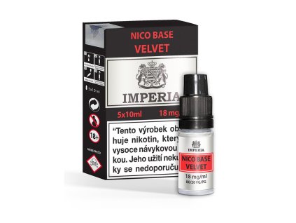Imperia Velvet Nico Base (80VG/20PG) 5x10ml 18mg