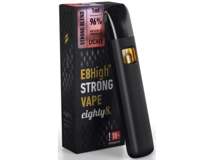 eighty8 e8high vaporizacni pero 96 e8h lychee 1ml