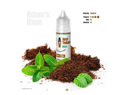 Příchuť Adam's Vape S&V: Just Tobacco Mint (Tabák s mátou) objem 10ml kolek R